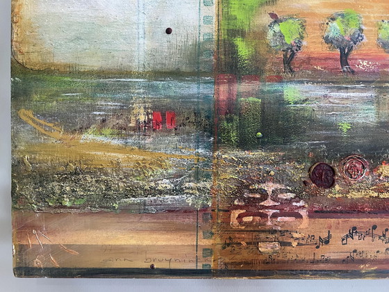 Image 1 of Ann Bruyninckx - painting on wood