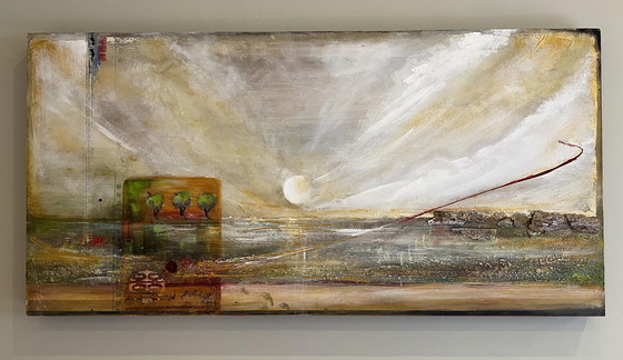 Image 1 of Ann Bruyninckx - painting on wood