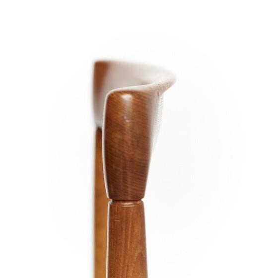 Set di 4 sedie da pranzo vintage in teak massello e corda di carta di Harry W.Klein per Bramin, Danimarca (photo 7 of 12)