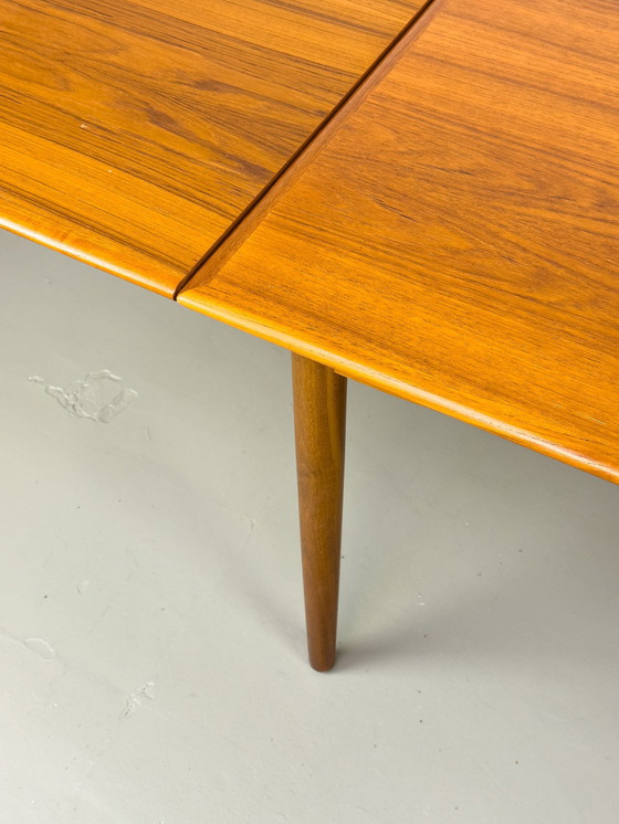 Image 1 of Danish Extendable Teak Dining Table, 1960S