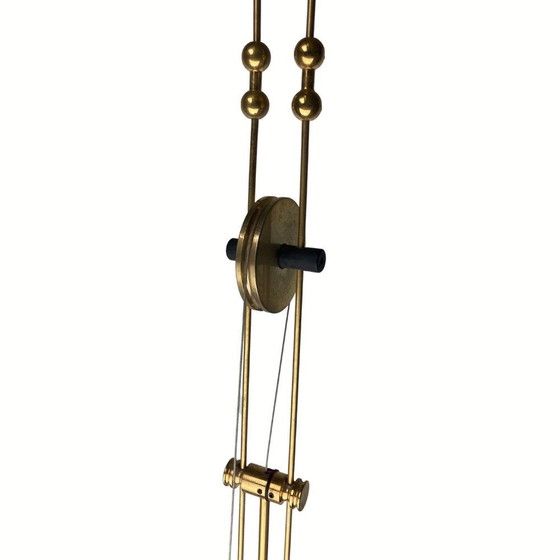 Image 1 of Diabolo Counterweight Pendant Lamp In Patinated Brass From Sische