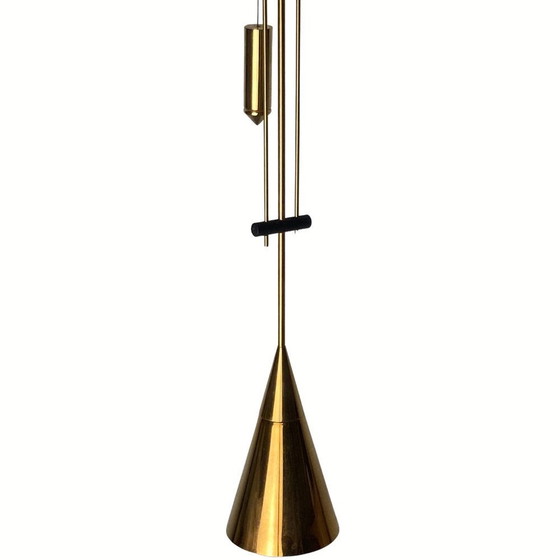 Image 1 of Diabolo Counterweight Pendant Lamp In Patinated Brass From Sische