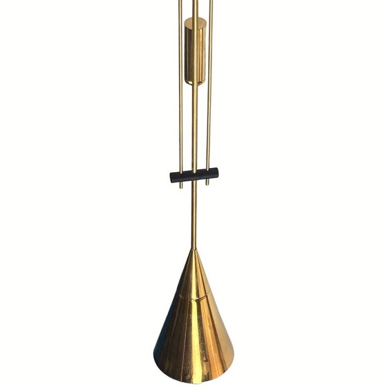 Image 1 of Diabolo Counterweight Pendant Lamp In Patinated Brass From Sische