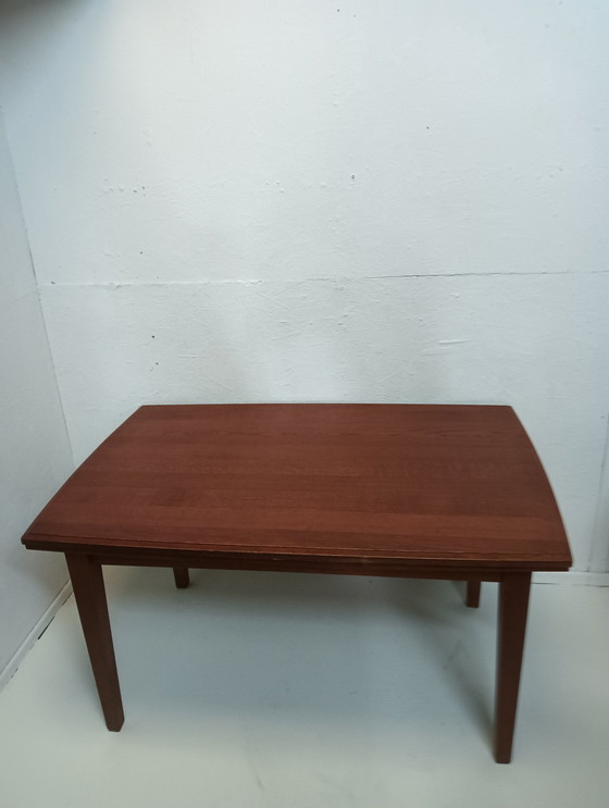 Image 1 of Table de salle à manger extensible en bois massif