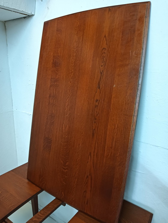 Image 1 of Vintage solid extendable dining table