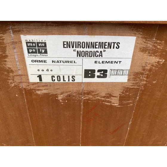 Image 1 of Vintage solid elmwood sideboard, 1970