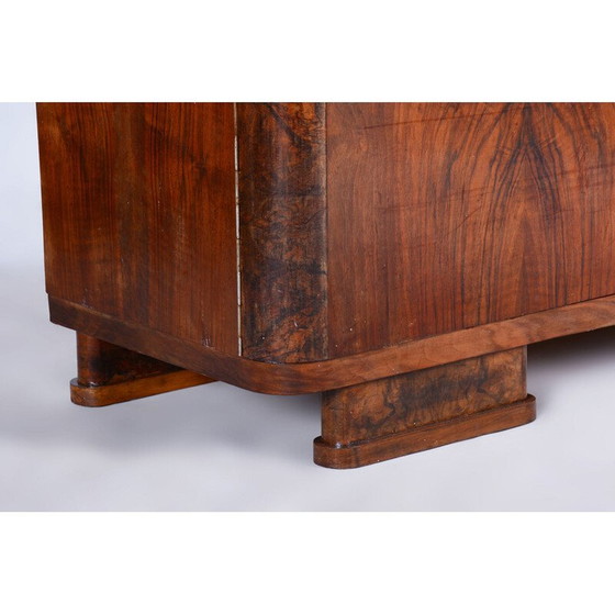 Image 1 of Vintage Art Deco walnut sideboard by J. Halabala for UP Zavody, Czechoslovakia 1930