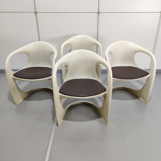 Image 1 of Set of 4 Casala armchairs