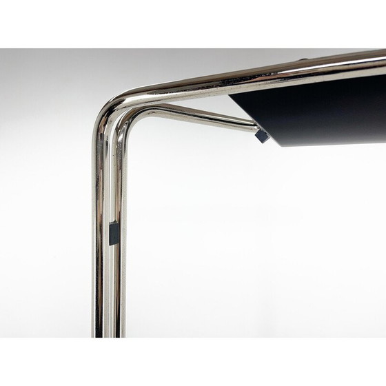 Image 1 of Vintage chrome and marble floor lamp by Bruno Gecchelin for Guzzini, Italy 1970s