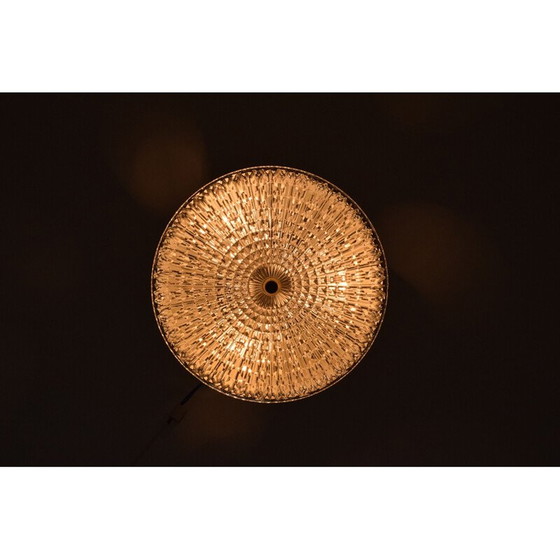 Image 1 of Lampada a sospensione vintage in vetro e metallo di Jilove Decina, Cecoslovacchia, 1960