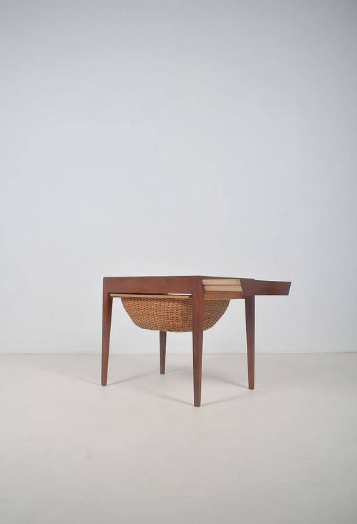 Danish sewing table designed by Severin Hansen for Haslev, 1960s