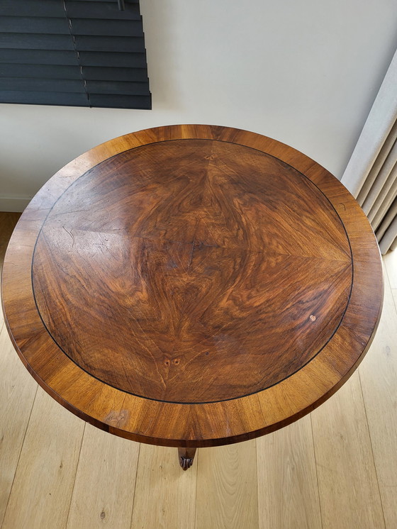 Image 1 of Antique round table, empire style, 1923, Germany