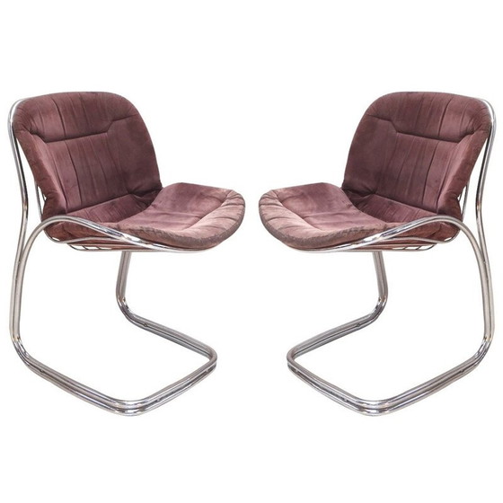 Image 1 of Pair of chairs, Gastone RINALDI - 1970s