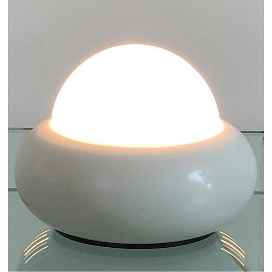 Image 1 of Vintage white Ufo lamp model c359 by Luci Illuminazione, Italy 1970