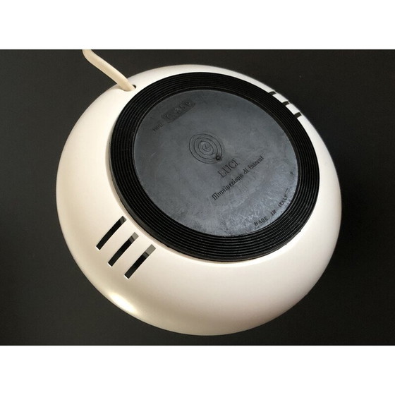 Image 1 of Vintage white Ufo lamp model c359 by Luci Illuminazione, Italy 1970