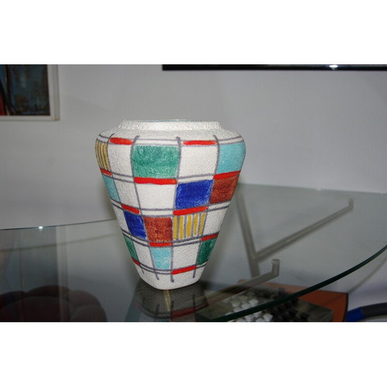 Image 1 of Vaso vintage colorato, Germania anni '60