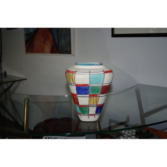 Image 1 of Vaso vintage colorato, Germania anni '60