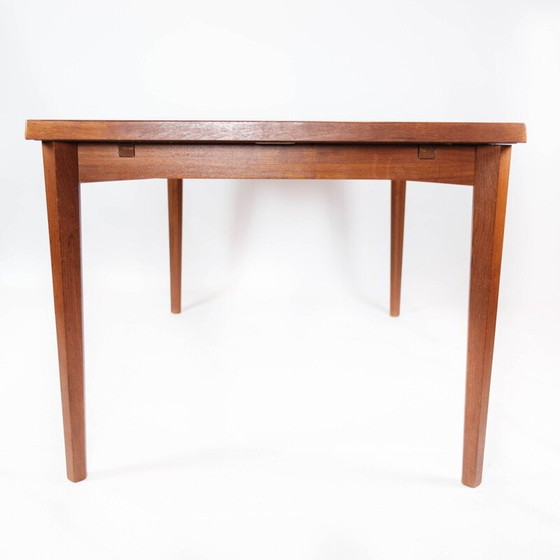 Image 1 of Vintage dining table in teak with extension plates, 1960s