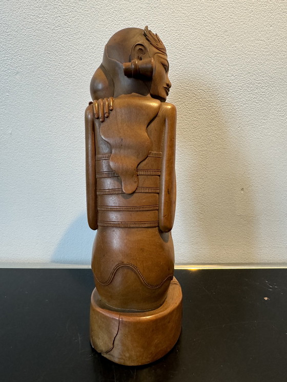 Image 1 of Lady in sitting carving