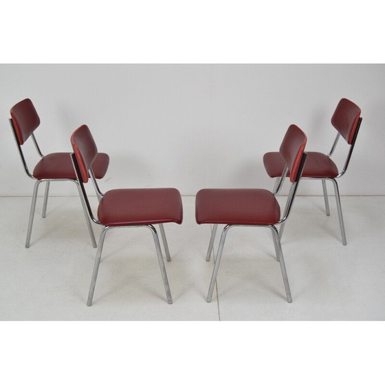 Image 1 of Set of 4 vintage  chairs Czechoslovakia 1970s