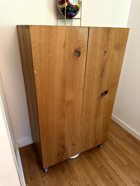 Image 1 of Janua tall unit sideboard in solid oak