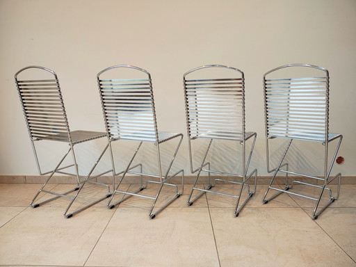 Vintage Wire Chairs 1980