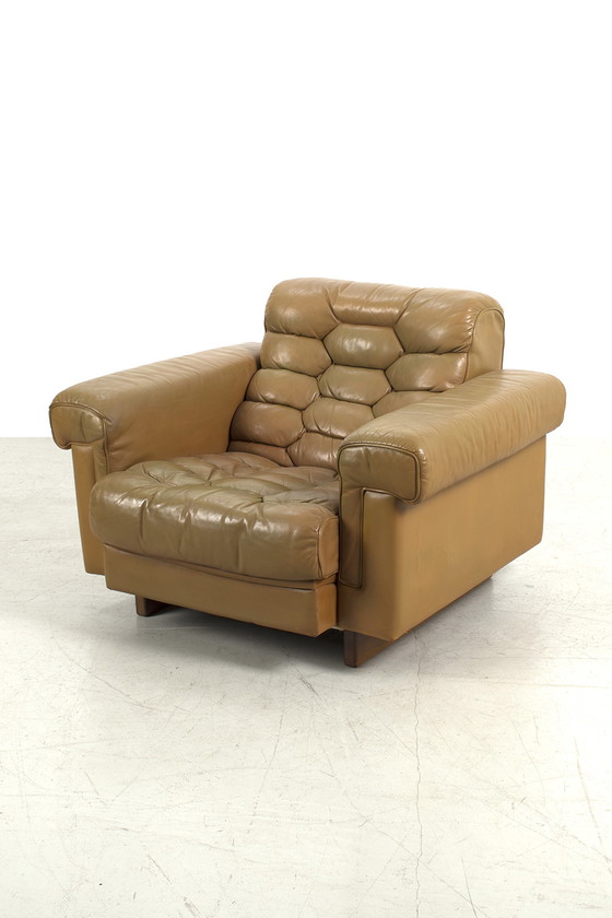 Image 1 of 2x De Sede DS-P armchairs + 2-seater sofa