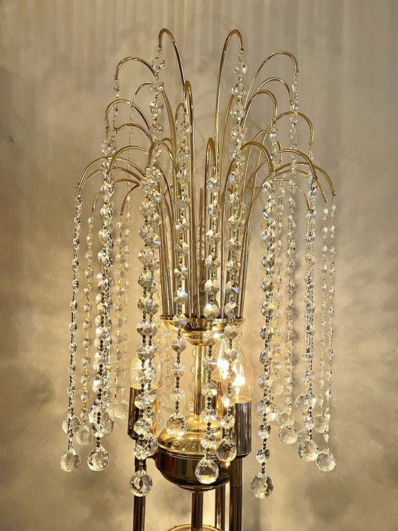 Image 1 of Branded Genuine Swarovski Crystal Table Lamp Schemerlamp