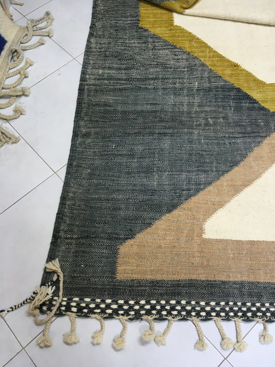 Image 1 of Tapis Kilim Boujad Berbère 3m00 x 1m95