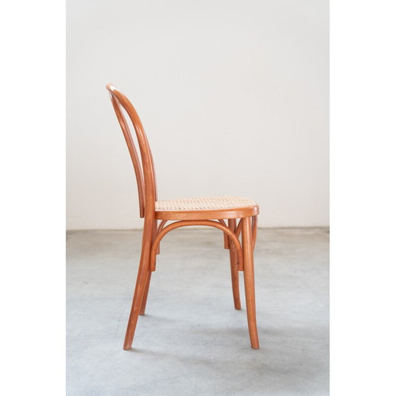 Image 1 of Set of 34 vintage chairs in bent beech and straw seats, 2000