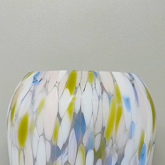 Image 1 of Vase étonnant des années 1970 en verre de Murano par Artelinea. Fabriqué en Italie