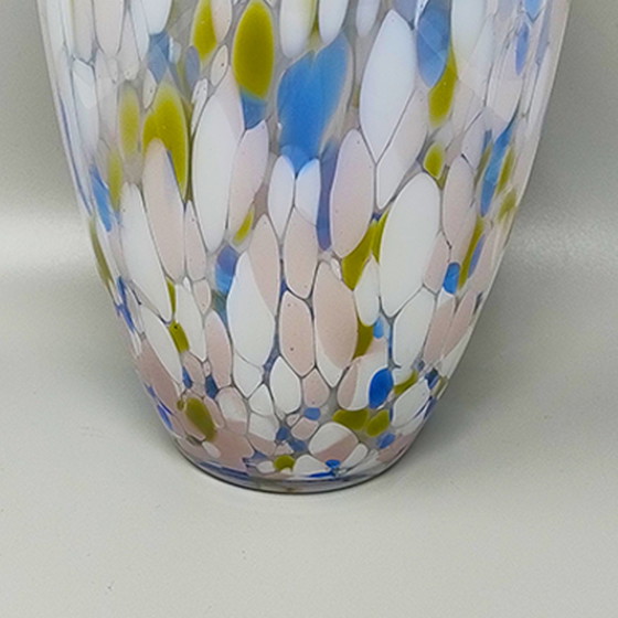 Image 1 of Vase étonnant des années 1970 en verre de Murano par Artelinea. Fabriqué en Italie