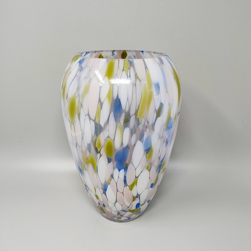 Vase étonnant des années 1970 en verre de Murano par Artelinea. Fabriqué en Italie