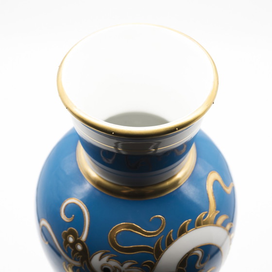 Image 1 of Heinz Schaubach Kunst Porcelain Vase Gold H 38 Cm 20S-30S Art Déco Jugendstil 