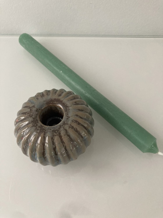 Image 1 of Fluted Round Candlestick