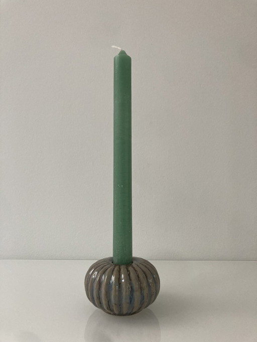 Fluted Round Candlestick