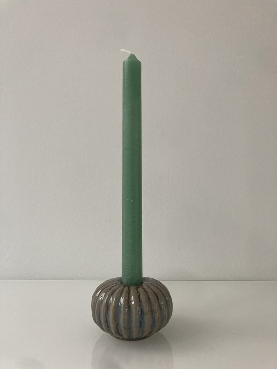 Image 1 of Fluted Round Candlestick