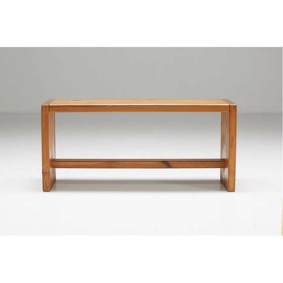 Image 1 of Vintage pine wood bench, 1960s