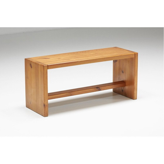 Image 1 of Vintage pine wood bench, 1960s