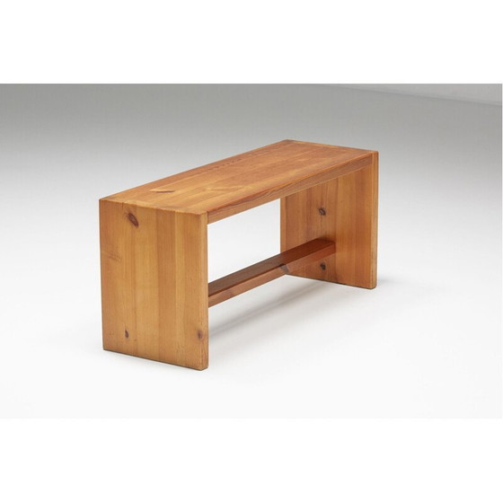 Image 1 of Vintage pine wood bench, 1960s