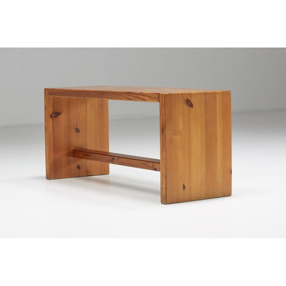 Image 1 of Vintage pine wood bench, 1960s
