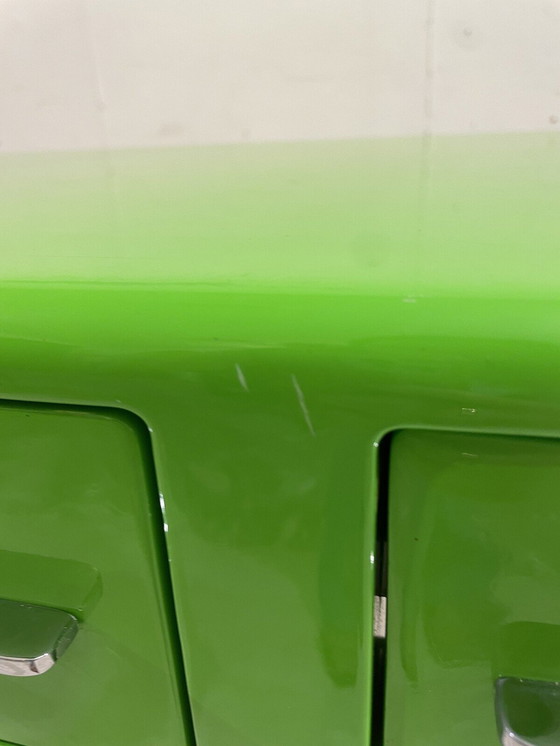 Image 1 of Space Age Green Desk Attributed To Peter Ghyczy, 1970S