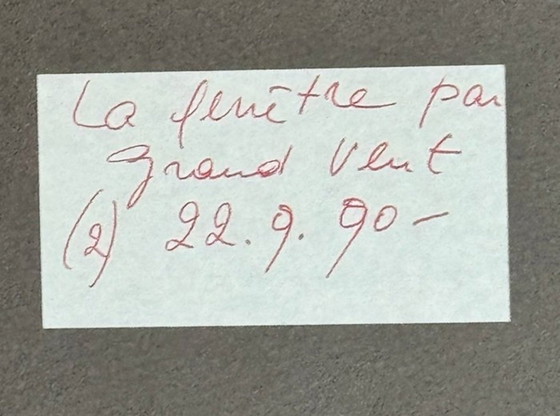 Image 1 of Odette Collon (1926-2013) Pintura de excelente calidad 