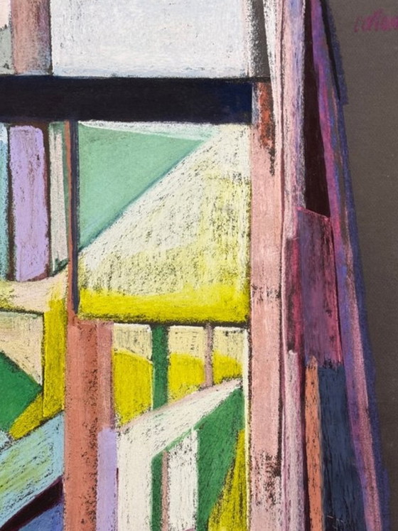 Image 1 of Odette Collon (1926-2013) Pintura de excelente calidad 