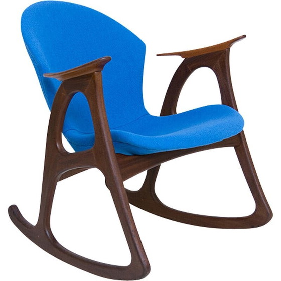 Image 1 of Danish vintage rocking chair by Aage Christiansen for Erhardsen and Andersen
