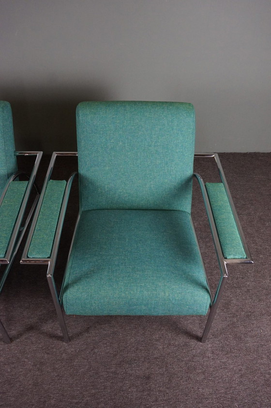 Image 1 of 2x Gelderland model 4735 armchairs