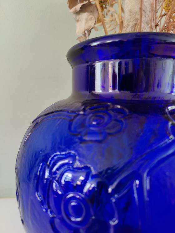 Image 1 of Vaso in vetro pressato vintage