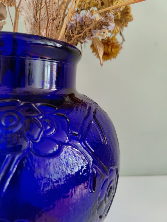 Image 1 of Vaso in vetro pressato vintage