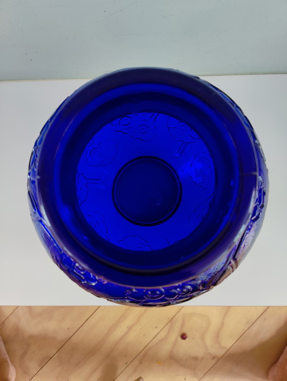 Image 1 of Vaso in vetro pressato vintage