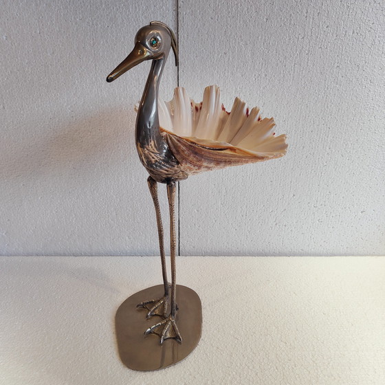 Image 1 of Giuseppe Piombanti - oiseau avec coquillage Italie - 1970-1979